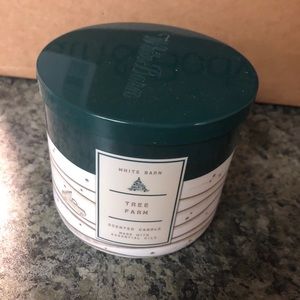 White Barn tree farm three wick candle